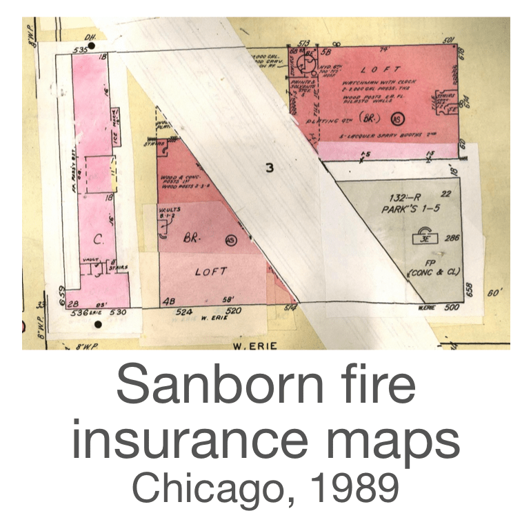 graphic showing a clip of a Sanborn map and text indicating this is a Sanborn map